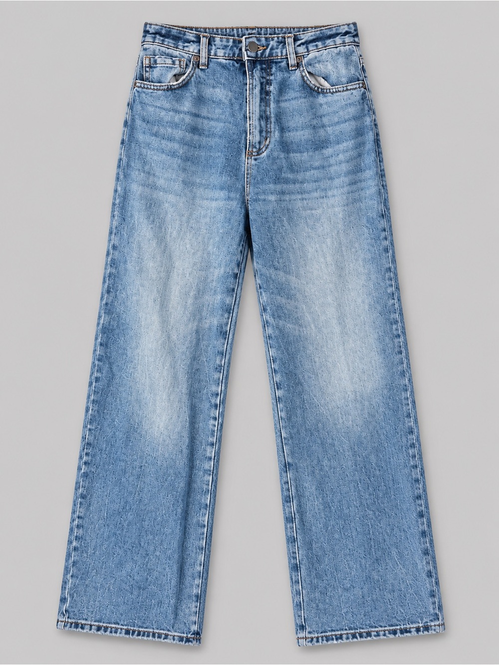 Billabong Light Blue Relaxed Wide-Leg Jeans